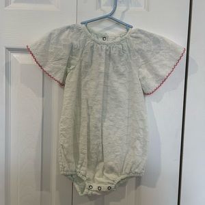 Miki Miette mint green romper 24m